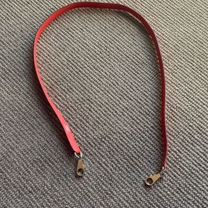 Hermes Red Leather Strap